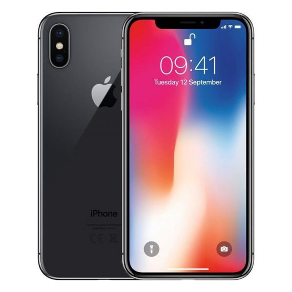 Refurbished Apple iPhone X - 64 GB | Zwart