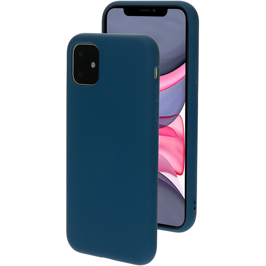 Email Consequent Flipper Mobiparts Silicone Cover Apple iPhone 11 / XR Blueberry Blue - Tweek webshop