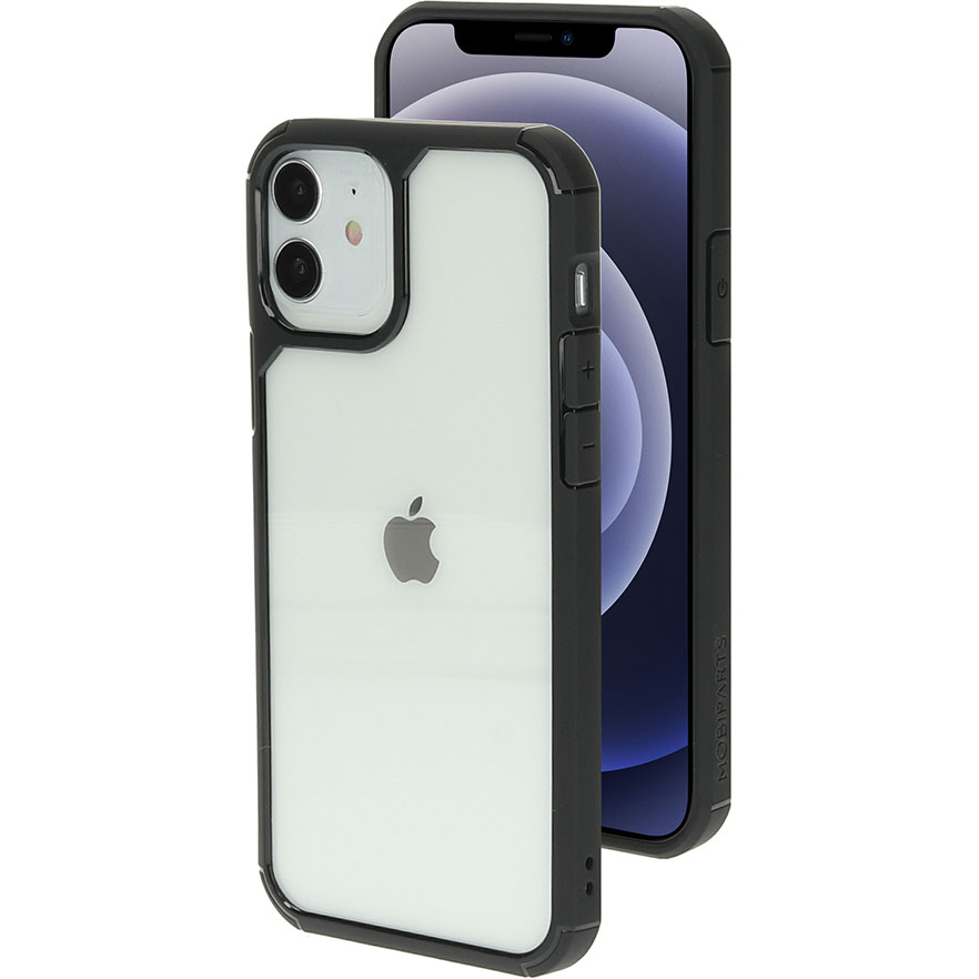 Madison Onschuld goedkoop Mobiparts Rugged Clear Case Apple iPhone 12/12 Pro Black - Tweek webshop