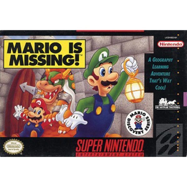 Mario is Missing (SNES) Losse Cassette