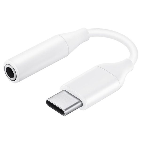 Originele Samsung USB-C naar 3.5mm Headset Jack Adapter - Wit