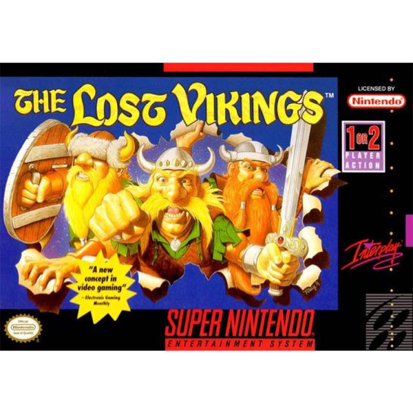 The Lost Vikings (SNES) Losse Cassette