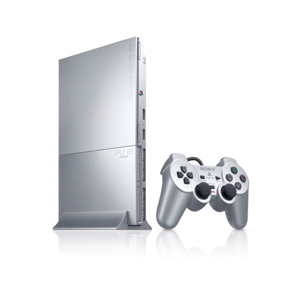 Refurbished Playstation 2 Slim - Zilver